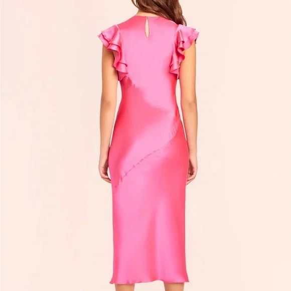 Amanda Uprichard x Revolve Cecelia Gown Fuchsia sz small NWT
